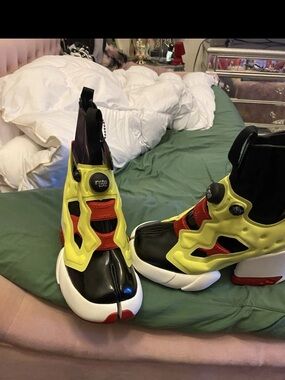 Maison Margiela x Reebok Instapump in Black, Yellow, Red retail 1800